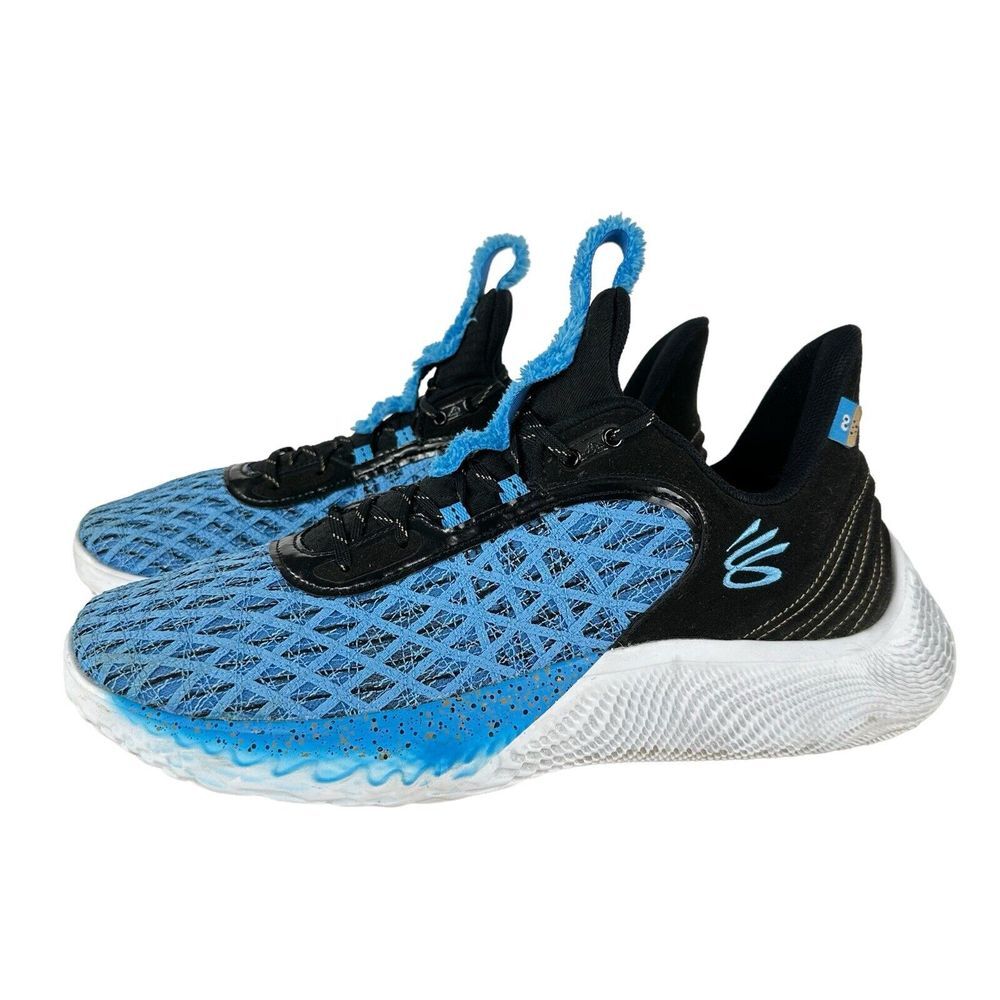 Mens Size 15 Under Armour Curry Flow 9 Cookie Monster SC Shoes Sesame‎ Street